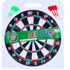 De Grote Speelgoedwinkel Dartboard Tweezijdig Met 6 Pijlen 37 Cm Best