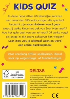 Deltas De Allerleukste Kids Quiz (9 Jaar) Outlet