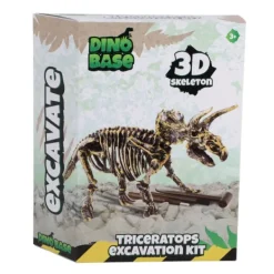 De Grote Speelgoedwinkel Dinobase Dino Uitbikken Triceratops 3d Set Best