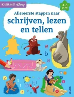 Deltas Disney Allereerste Stappen Naar Schrijven, Lezen En Tellen (4-5 jaar) Best