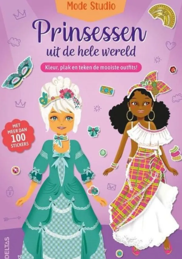 Deltas Doeboek Mode Studio - Prinsessen Uit De Hele Wereld Outlet