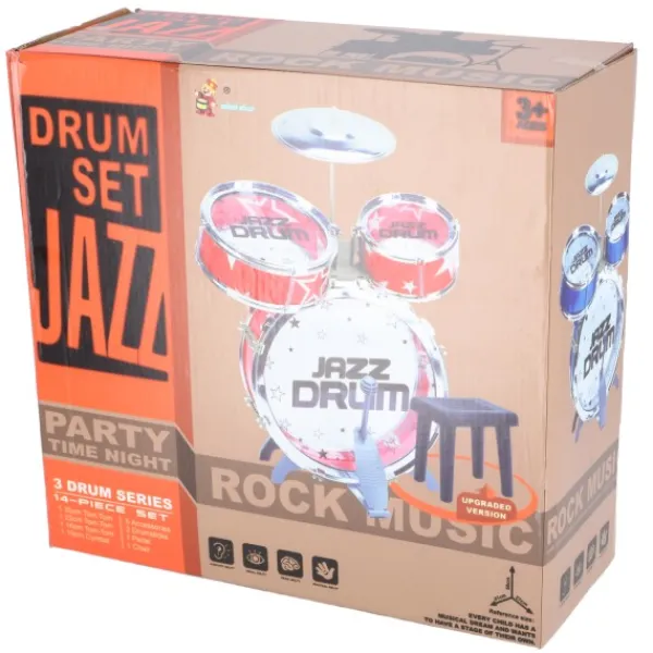 De Grote Speelgoedwinkel Drumstel Met Stoel Rock Music New