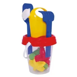 De Grote Speelgoedwinkel Emmerset 10-delig Doorzichtig 17cm New