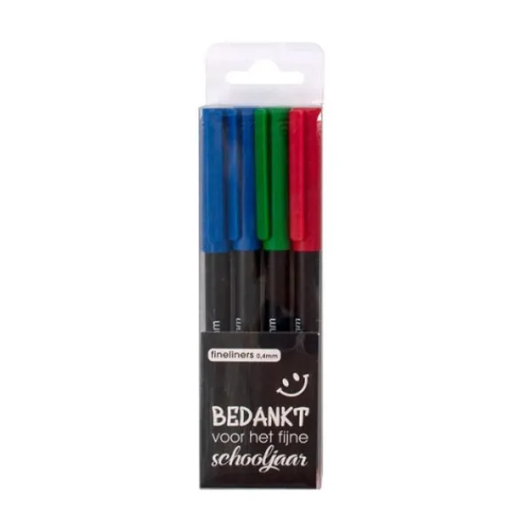 Verhaak Fineliners 4 stuks Liefste Juf Outlet