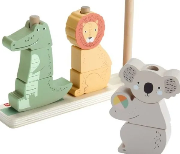 Fisher Price Hout Stapel Dieren Clearance