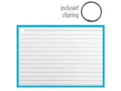 Verhaak Flashcards 14.8x10.5cm Blauw voordelig online kopen? Clearance