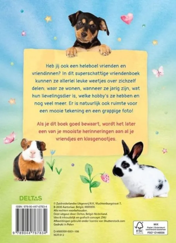 Deltas Fluffy Friends Vriendenboek voordelig online kopen? Online
