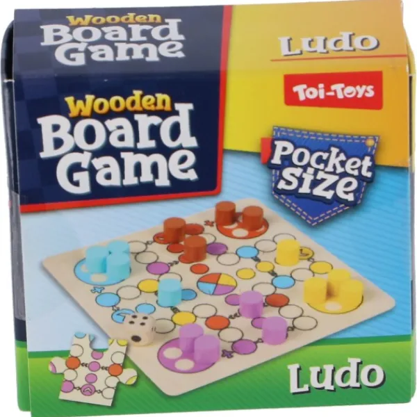 De Grote Speelgoedwinkel Games Mini Houten Bordspel Puzzel Clearance