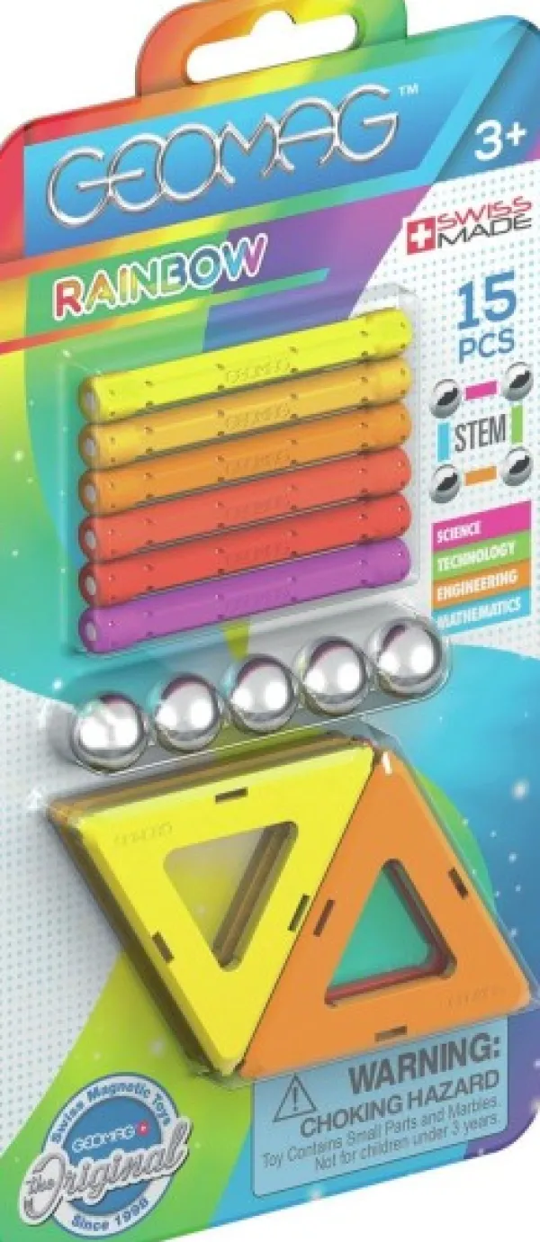 Geomag Rainbow Panels Blister 15 Stuks Warm Colours Online