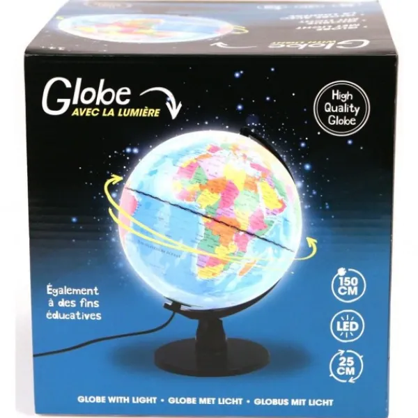 De Grote Speelgoedwinkel Globe Met Licht Nederlands 25 Cm New