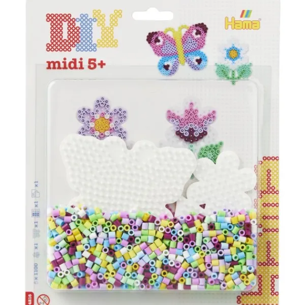 Hama Strijkkralen 1100 Stuks Vlinder En Bloem Discount