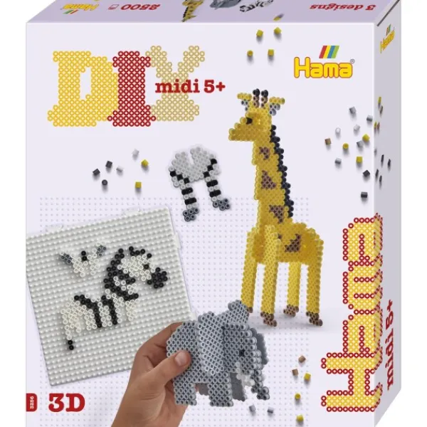 Hama Strijkkralen 2500 Stuks 3d Safari Online