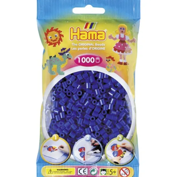 Hama strijkkralen donkerblauw (008) Best