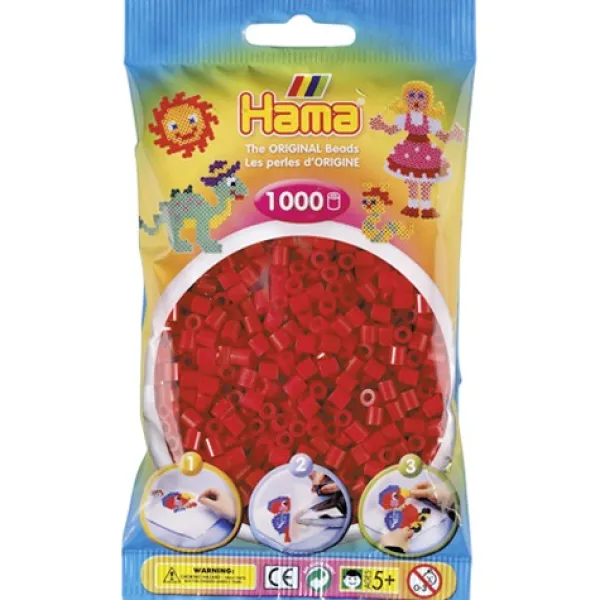 Hama Strijkkralen Donkerrood (022) Discount