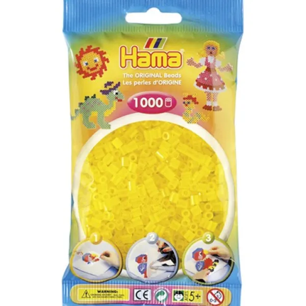 Hama Strijkkralen Geel Doorzichtig (014) Outlet