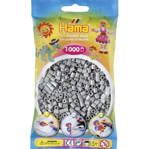 Hama strijkkralen grijs (017) Discount
