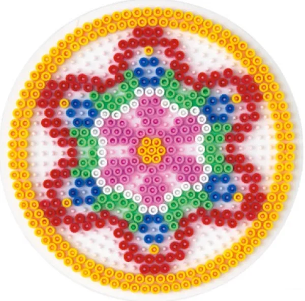 Hama strijkkralen grondplaat rond (221) Hot