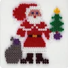 Hama strijkkralen grondplaat kerstman Best