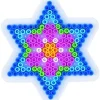 Hama strijkkralen grondplaat ster (270) Hot