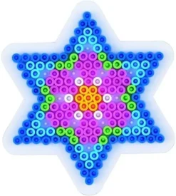 Hama strijkkralen grondplaat ster (270) Hot