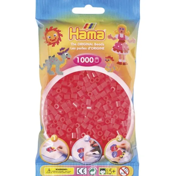 Hama Strijkkralen Neon Rood (035) Discount