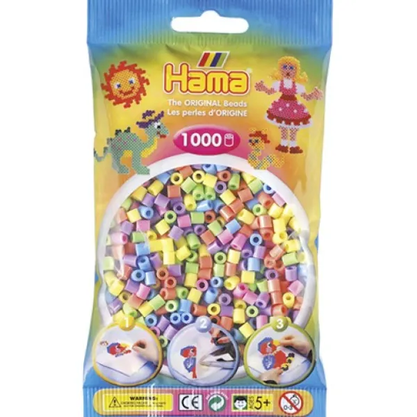 Hama Strijkkralen Pastel kleuren (50) Online