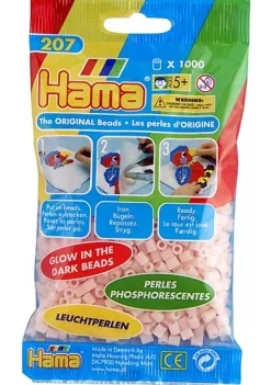 Hama Strijkkralen Rood - Glow In The Dark (056) Fashion