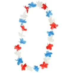 De Grote Speelgoedwinkel Hawaiiketting Oranje of Rood Wit Blauw New