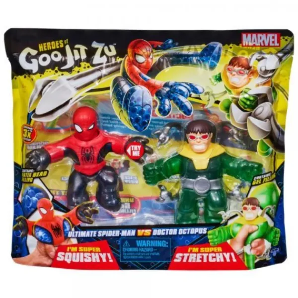 Marvel Heroes Of Goo Jit Zu Figures 2 Pack Spiderman Vs Octo Outlet