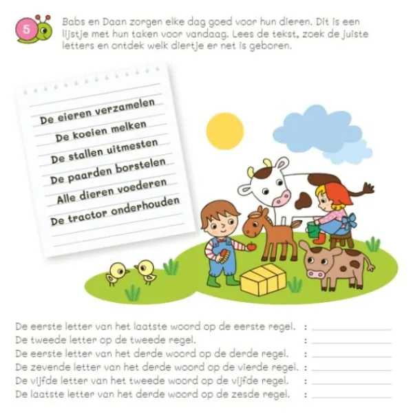 Deltas Het Leukste Dieren Spelletjesboek (5-7 Jaar) Clearance