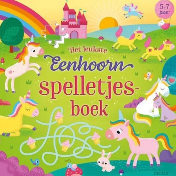 Deltas Het Leukste Eenhoorn Spelletjesboek (5-7 jaar) Hot