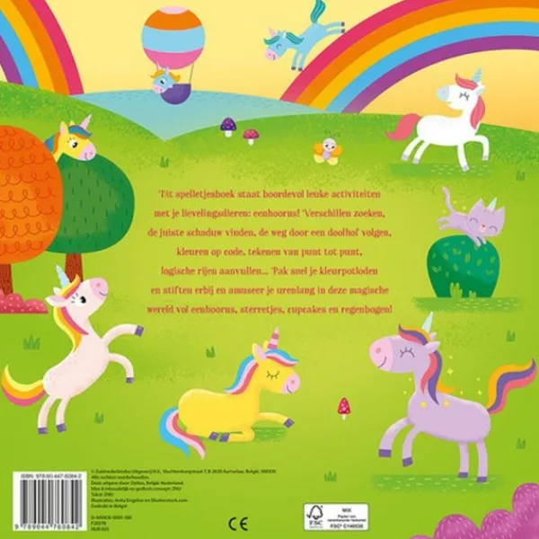 Deltas Het Leukste Eenhoorn Spelletjesboek (5-7 jaar) Hot