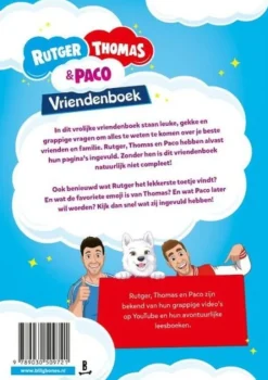 De Grote Speelgoedwinkel Het Vriendenboek Rutger, Thomas & Paco Fashion