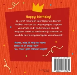 Deltas Hoera, 8 jaar! Moppenboek voor het grappiste feestvarken Best
