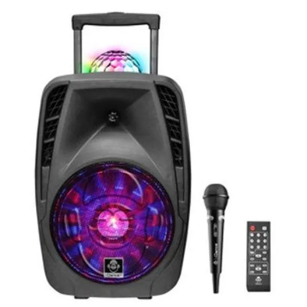 iDance Boombox Met Licht En Wielen En Micro Fashion