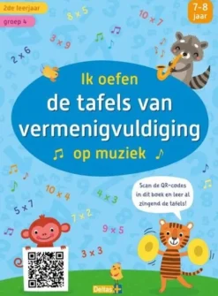 Deltas Ik Oefen De Tafels Vna Vermenigvuldigen Op Muziek (7-8 jaar) Clearance