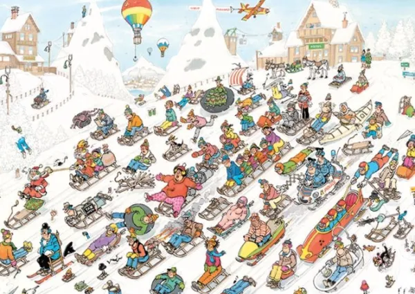 Jumbo Jan Van Haasteren Puzzel Van Onderen! 1000 Stukjes Outlet