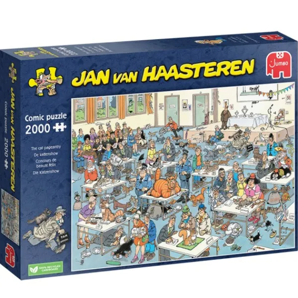 Jumbo Jan Van Haasteren Puzzel De Kattenshow 2000 Stukjes Hot