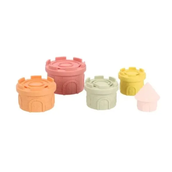 Jipy Bioplastic Stapel Kasteel 5 Delig Best