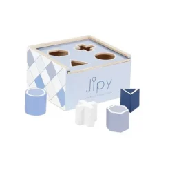 Jipy Vormenstoof Hout Blauw Hot