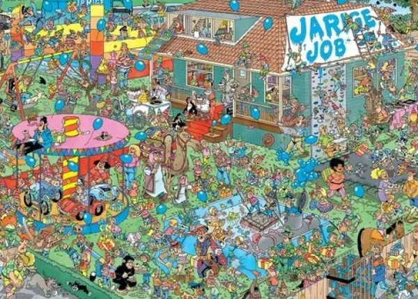 Jumbo Puzzel Jan van Haasteren Kinderfeestje Jarige Job 1000 Best