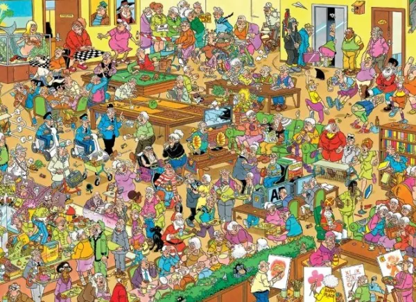 Jumbo puzzel Jan van haasteren het bejaardentehuis 1000 stukjes Online