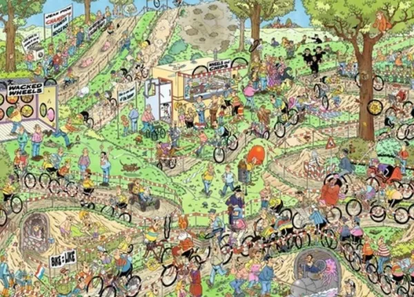 Jumbo Puzzel Jan van Haasteren Veldrijden (1000) Online