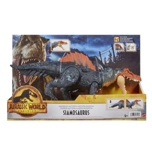 Mattel Jurassic World Action Siamosaurus New