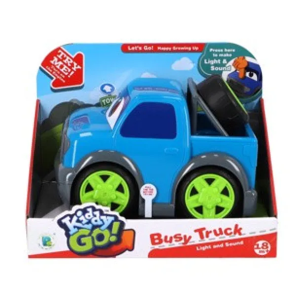 De Grote Speelgoedwinkel Kiddygo Auto Pick Up Truck 19 Cm Met Licht En Geluid Blauw Online