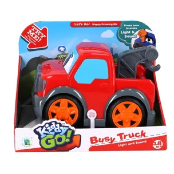 De Grote Speelgoedwinkel Kiddygo Auto Pick Up Truck 19 Cm Met Licht En Geluid Rood Outlet