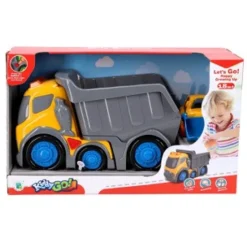 De Grote Speelgoedwinkel Kiddygo Dump Truck Met Licht En Geluid 31 Cm Hot