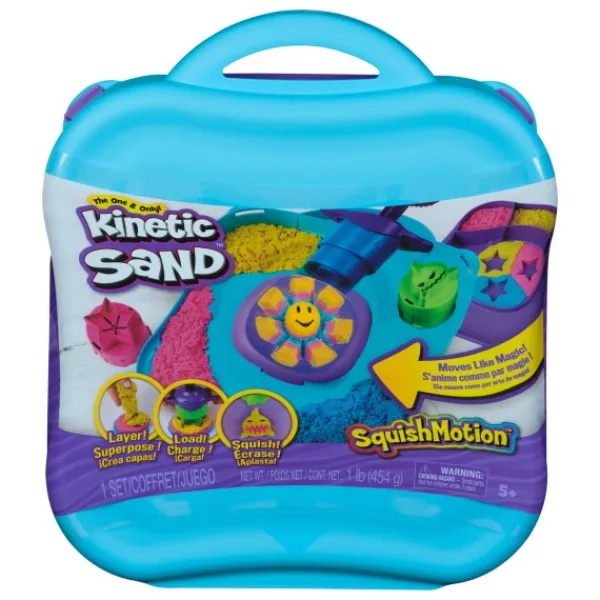 Kinetic Sand Squishmotion Set New
