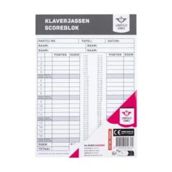 De Grote Speelgoedwinkel Klaverjas Scoreblok 50 Vellen Best
