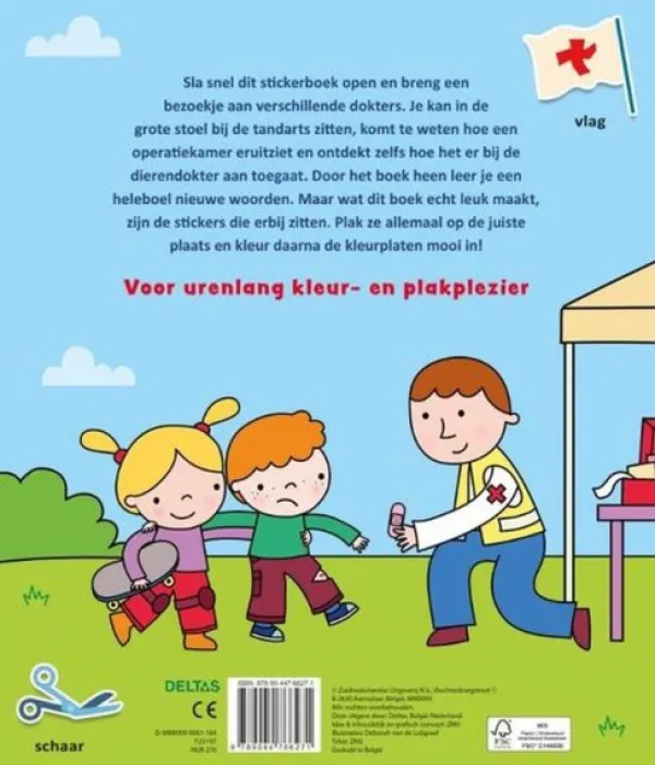 Deltas Kleur- En Stickerboek Met Woordjes - Bij De Dokter (3-5 jaar) Fashion